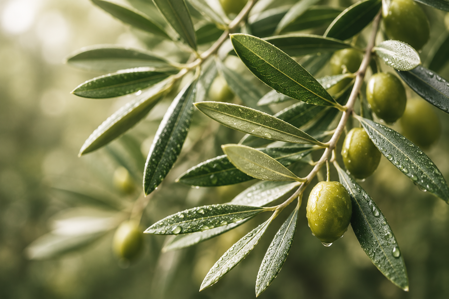 Ingredient photo — olive leaf close-up